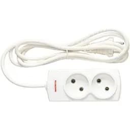 Сетевой фильтр без заземления Magnetik 2 гнезда 2 м MAG 2100-21