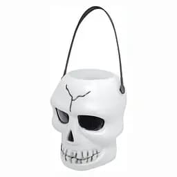 Череп светящийся декор на Хеллоуин.