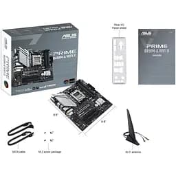 Материнська плата Asus Prime B650M-A WIFI II sAM5 B650 4xDDR5 M.2 D-Sub HDMI DP WiFi BT mATX - мініатюра 2