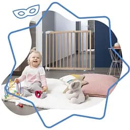 Гратки деревяні Badabulle Deco Pop натуральний (B025224) - мініатюра 9
