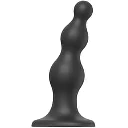 Насадка для страпону Strap-On-Me Dildo Plug Beads Black XL