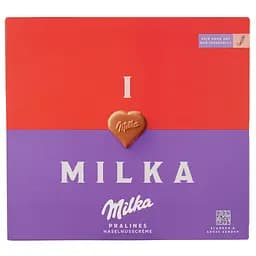 Цукерки Milka із молочного шоколаду з горіховою начинкою 110 г (832865)