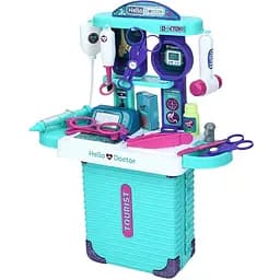 Детский набор врача 008-305A трансформер: чемодан, столик, инструменты