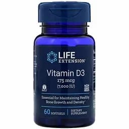 Витамин D-3 7000 МЕ Life Extension 60 капсул