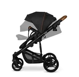 Коляска Lionelo 3 в 1 Mari Tour Black Onyx, чорна (LO-MARI TOUR 3IN1 BLACK ONYX) - мініатюра 7