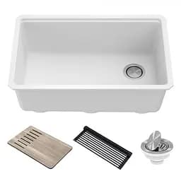 Кухонная мойка Kraus Bellucci KGUW1-30WH, Белый