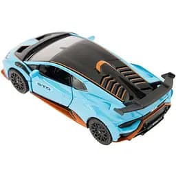 Машинка модель Lamborghini Huracan STO Rastar 64300 blue 1:32 - мініатюра 5