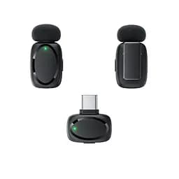 Бездротова мікрофонна система ACEFAST R2 wireless lavalier microphones Black (6974316284901) - мініатюра 5
