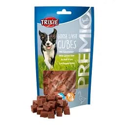 Ласощі для собак Trixie Premio Guse Liver Cubes, качина печінка, 100 г (31867) - мініатюра 2