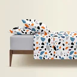 Комплект постільної білизни Cosas Gemstones CS3 Євро помаранчевий (StoneOrangeBlueWhite_Grey_200) - мініатюра 2
