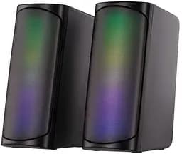 Акустическая система 2E 2.0 PCS231 RGB USB Black (2E-PCS231BK)