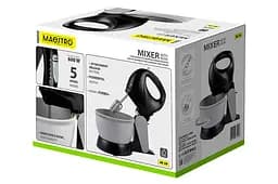 Міксер стаціонарний з чашею кухонний Maestro MR-550 600Вт чорно-сірий - мініатюра 5