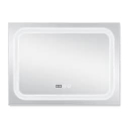 Дзеркало Qtap Mideya 800x600 (DC-F906) з LED-підсвічуванням та антизапотіванням QT2078F906W, Білий - мініатюра 4