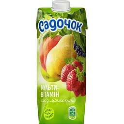 Сок Садочок Мультивитамин с мякотью 500 мл (932337)