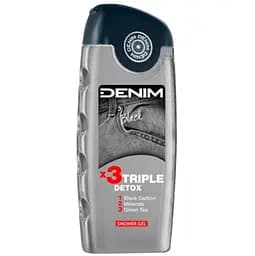 Гель для душу Denim Black Потрійний детокс, 400 мл