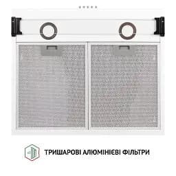 Витяжка плоска Perfelli PL 6042 W LED - мініатюра 5