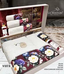 Подарунковий набір рушників з парфумом La Maison Vinta pbe0051096 - мініатюра 4
