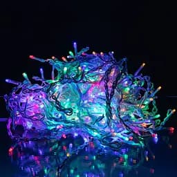 Уличная гирлянда Бахрома GarlandoPro 20 м 335 LED белая проволока Мультиколор 20MWML