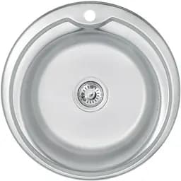 Кухонная мойка Brinex 510-D 0.8 мм, врезная BRIN510SAT08