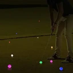Блимаючий м'яч для гольфу THIODOON Led Golf Balls Glow Golf Balls світиться - мініатюра 3