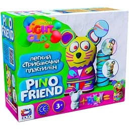Набор легкого прыгающего пластилина Moon Light Clay Pino Friend Томми 70058 с пенопластовой фигуркой