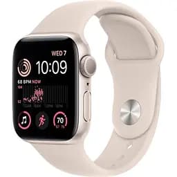 Смарт-годинник Apple Watch Series 8 41mm Starlight Aluminum Case with Starlight Sport Band S/M (MNU93) [81962]