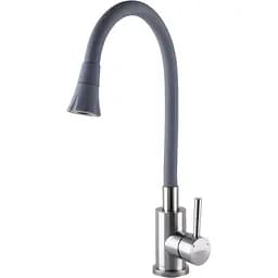 Смеситель для кухни Globus Lux Alpen SBT1-203SA-G03 нержавеющая сталь (25226)