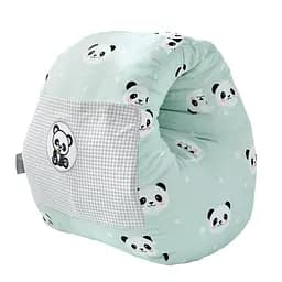 Подушка для годування Papaella Mini Панда, 28х30 см, м'ята (8-31999)