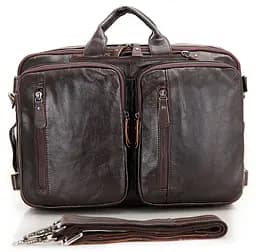 Чоловіча шкіряна сумка Vintage 38х27х15 см sum0012448