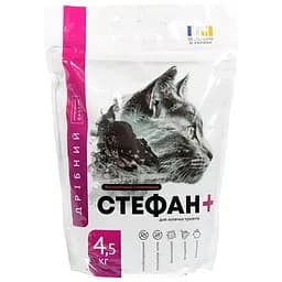 Наповнювач для котячих туалетів Стефан бентонітовий гранула міні 0.4-1.5 мм 4.5 кг