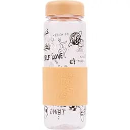 Пляшка для води Yes by Andre Tan Light 500 мл, біла з бежевим (707372)