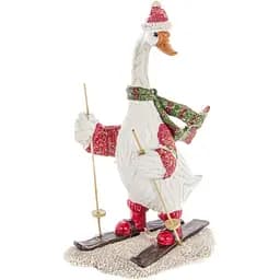 Фигурка декоративная Lefard Гусь Лыжник 10х16.5 см (192-196)