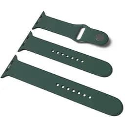 Силиконовый ремешок для Apple Watch Sport Band 42(ser.1-3)/44/45/46/49mm (S/M&M/L) 3pcs Зеленый / Pine green