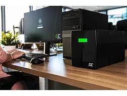 Джерело безперебійного живлення UPS Green Cell 1500VA 900W Power Proof (UPS04)  - мініатюра 6