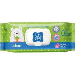 Вологі серветки Baby Zaya, алоє, 84 шт.