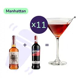 Коктейль Manhattan (набір інгредієнтів) х11 на основі Wild Turkey
