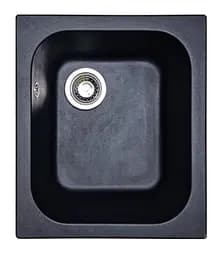 Кухонная мойка Adamant COMPACTA черная 430x500x200 мм, без крыла 43 см