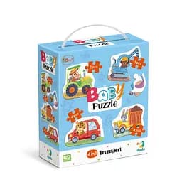 Детский пазл 4 в 1 "Baby puzzle. Транспорт" DoDo Toys 300685 набор 4 в 1