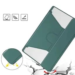 Чохол BeCover 360° Rotatable з бездротовою клавіатурою для Samsung Galaxy Tab S6 Lite -2024 10.4" P620/P625/P627 Dark Green (712589) - мініатюра 4