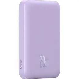 Зовнішній акумулятор Baseus Magnetic Bracket Mini 6000mAh 20W Purple (P10059002513-00) [141929] - мініатюра 4