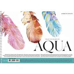 Альбом  Muse Aquarelle на спіралі A4 20 аркушів  в асортименті (PB-SC-020-308) - мініатюра 2