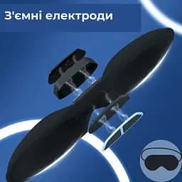 Маска Supretto для сну від хропіння з легкими вібраціями чорна (90560001) - мініатюра 7