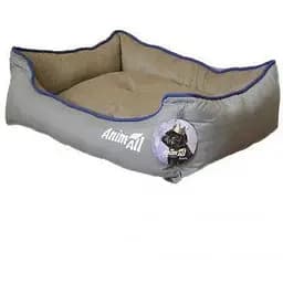 Лежак AnimAll Nena L для собак сіро-синій 55×51×18 см