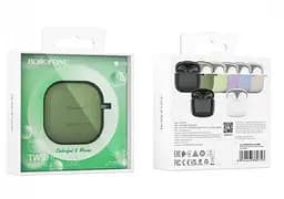 Навушники бездротові TWS у кейсі Borofone BW29 Charm Зелені - мініатюра 3