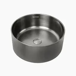 Умивальник Platinum Handmade PVD чорний 380x380 мм з нержавіючої сталі, Чорний