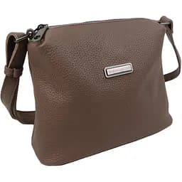 Женская наплечная кожаная сумка Borsacomoda бежевая sum0028717