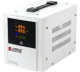 Источник бесперебойного питания с правильной синусоидой Lorenz Electric Лl800С 800VA, 500W, АКБ 12В, заряд 15А