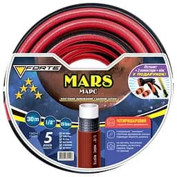 Шланг четырехслойный Forte Mars 1/2" 30 м армированный и пистолет (134514)
