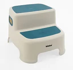 Підставка для ніг дитяча на дві сходинки BM-68518 Bimbo 28*30*25 см. антиковзаючі накладки синя - мініатюра 3