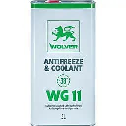Антифриз Wolver Antifreeze & Coolant WG11 зелений 5 л
